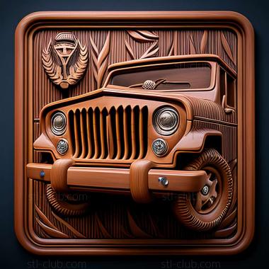 3D мадэль Jeepster Commando (STL)